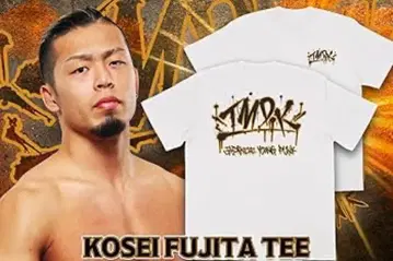 신일본 프로레슬링 후지타 코세이 x Racquer T셔츠 S사이즈