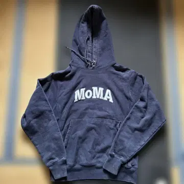 Moma champion reverse weave 후드티 네이비