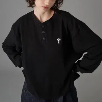 LOGO HENRY NECK THERMAL LONG SLEEVE