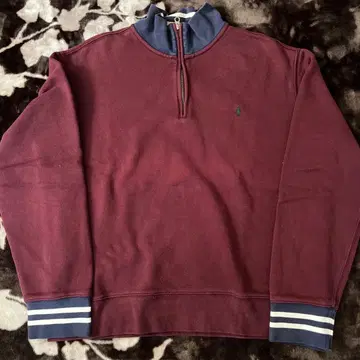 랄프 로렌 하프 지퍼