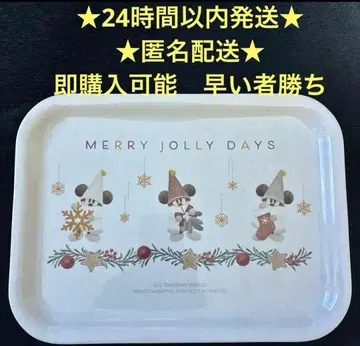 릴린린 트레이 크리스마스 더스티 컬러 디즈니랜드