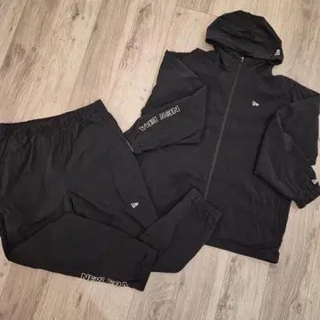 NEW ERA 블랙 자켓 팬츠 세트
