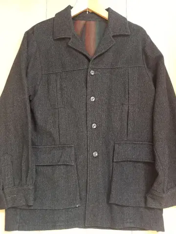 50s vintage skyline 울 자켓