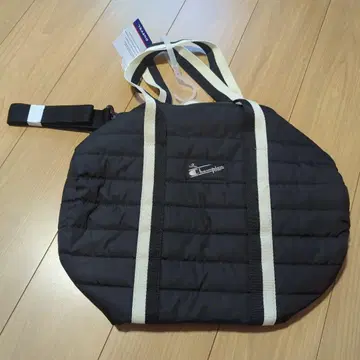 Champion 퀼팅 백 블랙