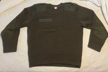 명령어 스웨터 올리브 드라브 80s 프랑스군 GILLES 빈티지