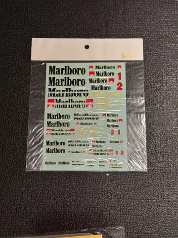 타미야 1/12 McLaren MP4/6용 정품 데칼류 일식+말보로