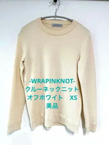 WRAPINKNOT 크루넥 니트 여성용