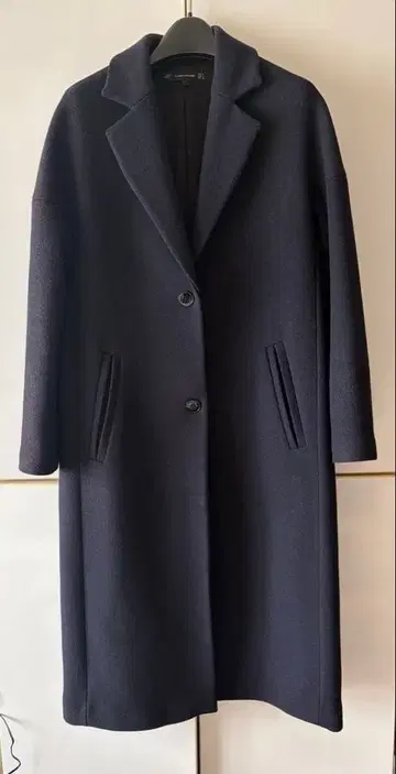 ZARA 자라 체스터 롱 코트 M