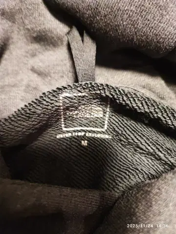 THE NORTH FACE 그레이 후드 부착 후드티 M