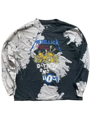 METALLICA 타이 다이 롱 T 해외 규격