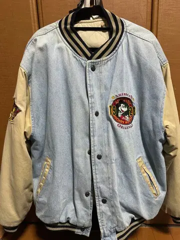 [ 미니멀리스트 ] 디즈니 바시티 자켓 구제 의류