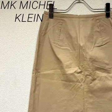 MK MICHEL KLEIN 미디 스커트 타이트 사이드 슬릿 심플