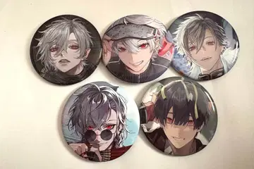 쿠츠하 니지산지 랜덤 캔뱃지 5종