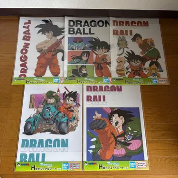 제일복권 드래곤볼 비주얼 시트 클리어 포스터 비주얼 보드