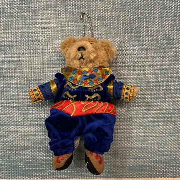 극단 사계 알라딘 지니 베어 마스코트 봉제 인형 키링