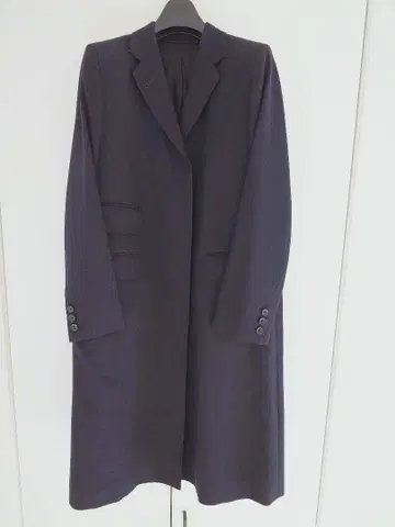 마가렛호웰 여성용 다크 네이비 체스터 코트 M