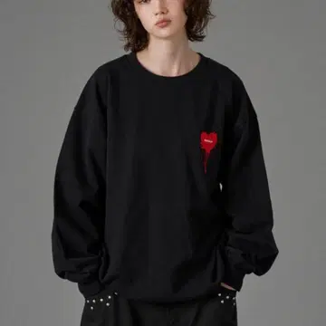 25AW HEART LOGO DRAW CODE SWEAT