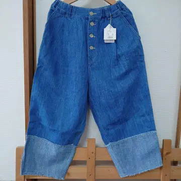 새상품 tumugu: 10oz 코튼 린넨 데님 팬츠