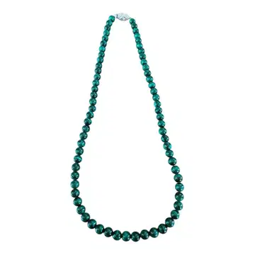 맬러카이트 공작석 목걸이 55cm