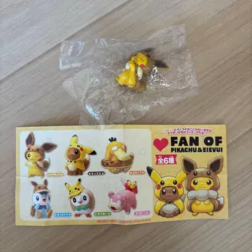 포켓몬 이브이 판초 피카츄 피규어