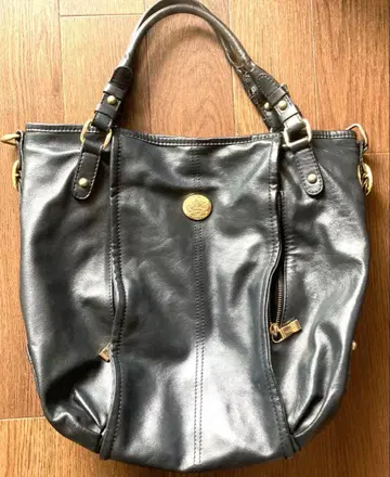 오로비안코 가죽 토트백