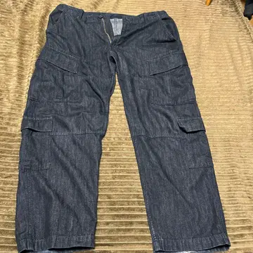 ALPHA 다크 블루 카고 팬츠