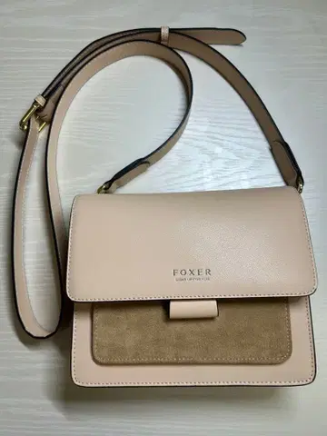 FOXER 베이지 숄더백