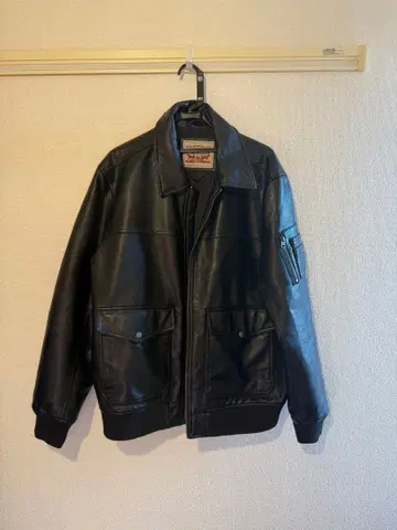 가죽 자켓 블랙 캐주얼