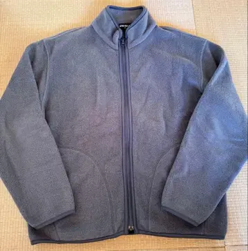 올드 유니클로 그레이 플리스 자켓 풀 집업