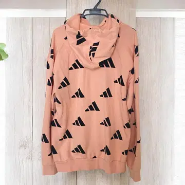 아디다스 후드티 풀오버 XL LL 핑크 오버 사이즈