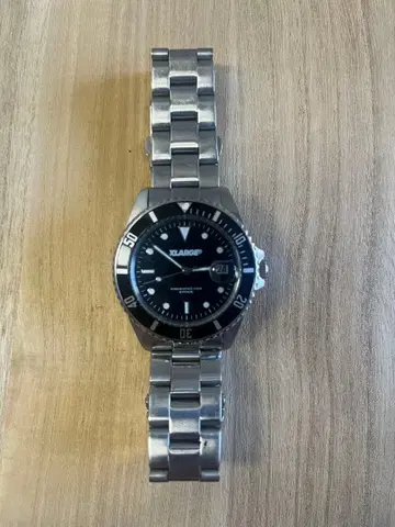 XLARGE 자동 와인딩 손목시계 블랙