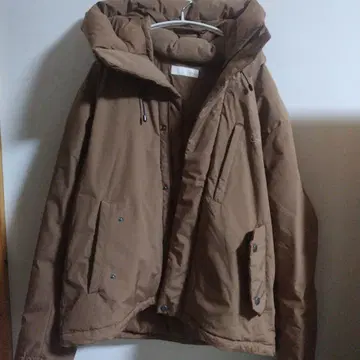 LOGOS 브라운 마운틴 후드티 후드 부착