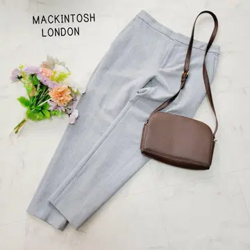 매킨토시 런던 라이트 그레이 스트레이트 팬츠 사이즈 38
