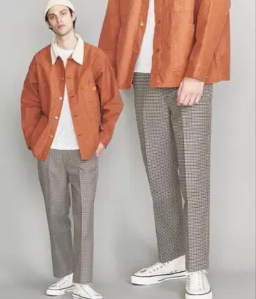 유나이티드 애로우즈 UNITED ARROWS 건클럽 체크 팬츠 L