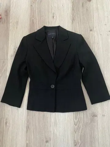 BANANA REPUBLIC 블랙 테일러드 자켓 사이즈 2