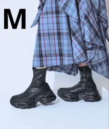 스트레치 클리어 스니커즈 부츠