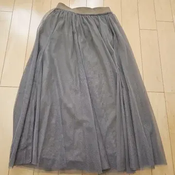 Spick & Span 튤 롱 스커트