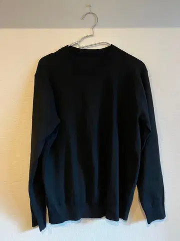 무인 블랙 니트 스웨터 L 사이즈