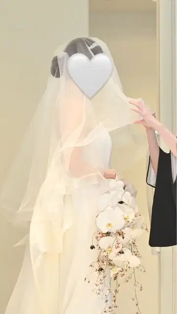 juno 웨딩 베일 그로브 세트