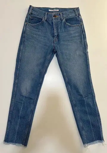 STUNNING LURE 블루 스트레이트 데님