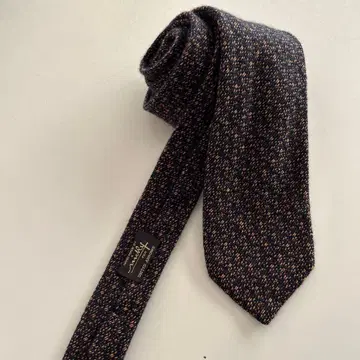 UNITED ARROWS MICKY 넥타이 블랙 오렌지 울 넥타이