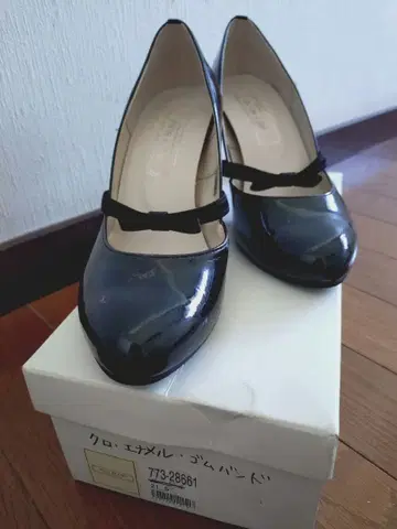 JELLY BE 블랙 하이힐 23cm