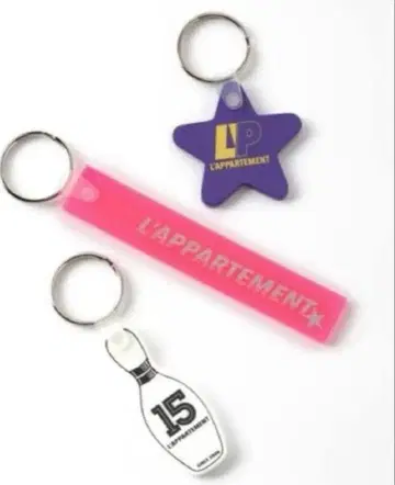 L'Appartement Quiky Key Tag 3P Set
