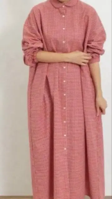 [ 택 포함 새상품 ] 사만사 모스모스 백리본 셔츠 원피스 S 레드