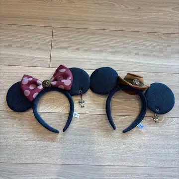 디즈니 데님 머리띠 웨스턴