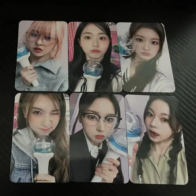 엔믹스  포토카드 일괄 (응원봉 버전)