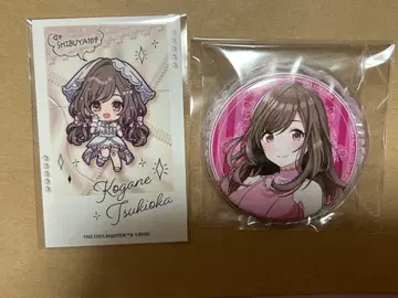 샤니마스 츠키오카 코이토 안콜레 폴라로이드풍 카드 캔뱃지 109 콜라보