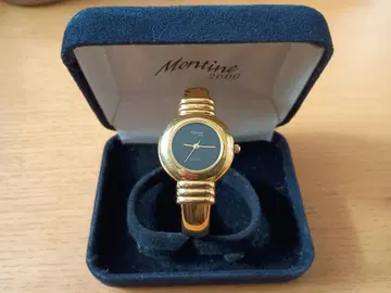 Montine 2000 골드 뱅글 손목시계 중고 작동 미확인