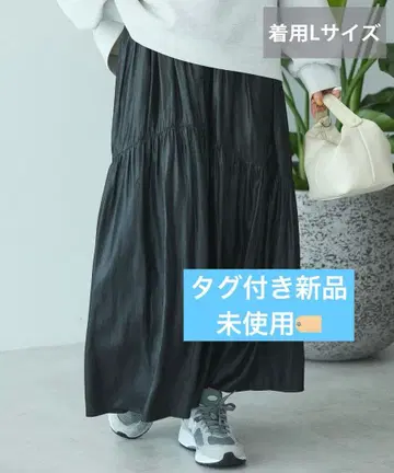 친츠 가공 캉캉 스커트