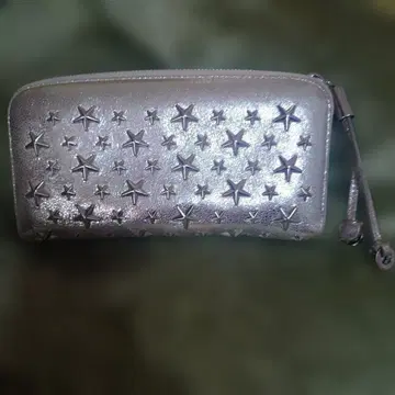 [ 지미추 ] 실버 별 스터드 장지갑 Jimmy Choo